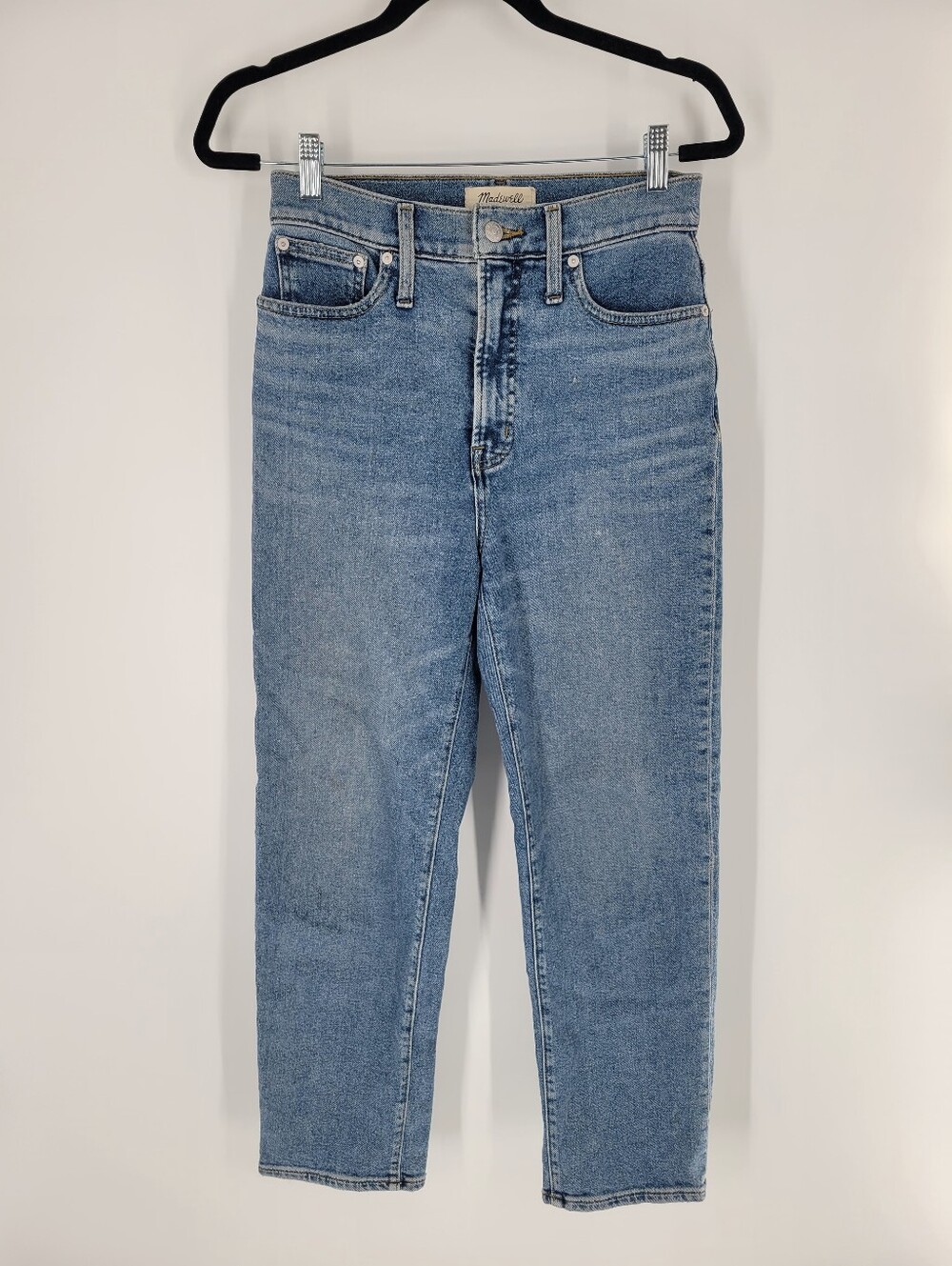 Madewell The Perfect Vintage High-Rise Straight Crop Jeans Size 26